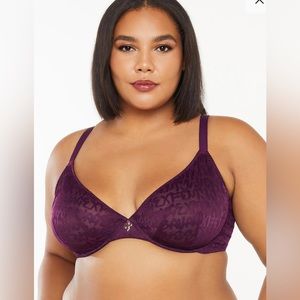 Tagged by Savage Unlined Bra 38DDD In purple